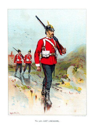 Die 30. East Lancashire, ca. 1890 von Geoffrey Douglas Giles