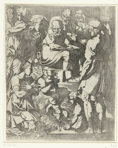 Die Anbetung der Hirten von Geoffroy Dumonstier