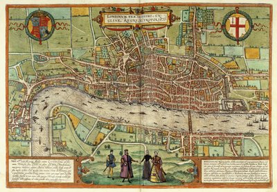 Eine Ansicht von London, 1613 von Georg Braun