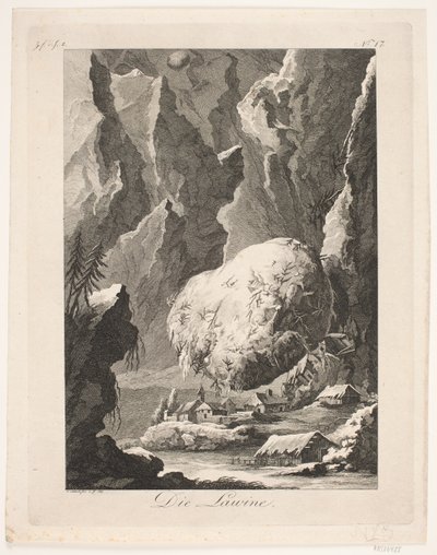 Die Lawine von Georg Christian Schule