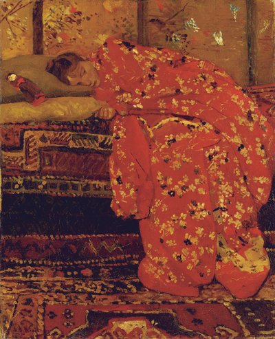 Mädchen im roten Kimono von Georg Hendrik Breitner