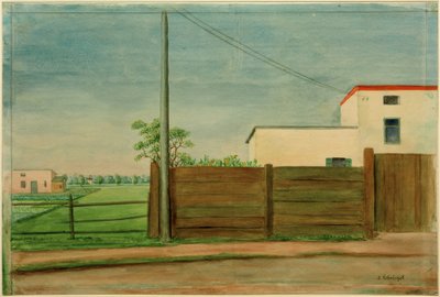 Häuser in Pasing von Georg Schrimpf
