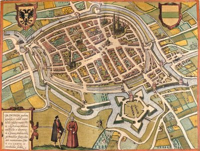 Groningen, Niederlande von Georg and Hogenberg Franz (1535 90) Braun