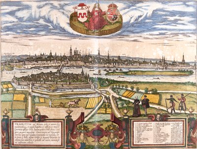 Maastricht, Niederlande von Georg and Hogenberg Franz (1535 90) Braun