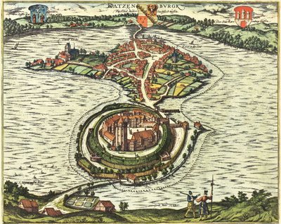 Ratzeburg, Deutschland von Georg and Hogenberg Franz (1535 90) Braun