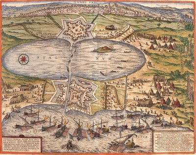 Tunis, Tunesien von Georg and Hogenberg Franz (1535 90) Braun