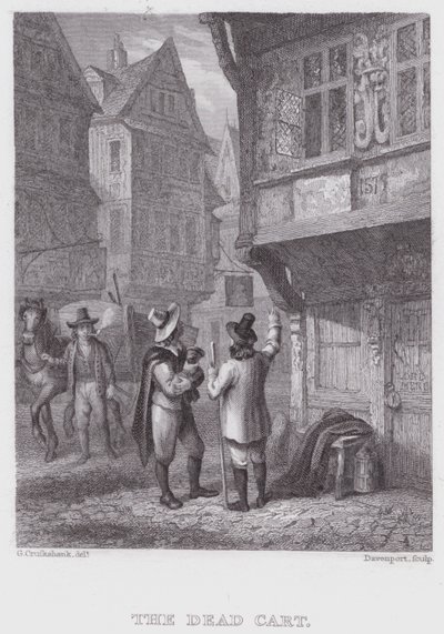 Der Totenkarren von George (after) Cruikshank