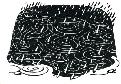 Regenpfützen-Design von George Adamson