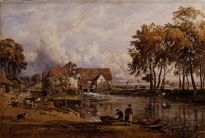 Streatley Mühle: An der Themse von George Arthur Fripp