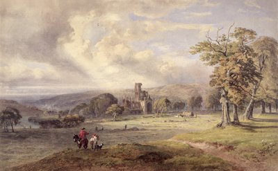 Ansicht der Abtei Kirkstall, Leeds von George Arthur Fripp