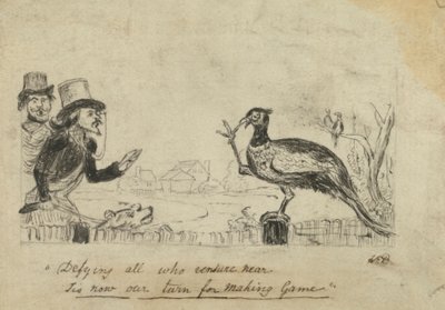 Fasan trotzt Jägern von George Augustus Sala