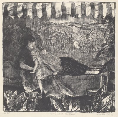 Mutter und Kinder von George Bellows