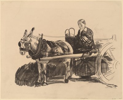 Der Eselkarren von George Bellows