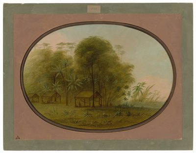 Arowak-Dorf von George Catlin