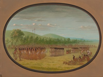 Ball-Play-Tanz - Choctaw, 1861-1869 von George Catlin