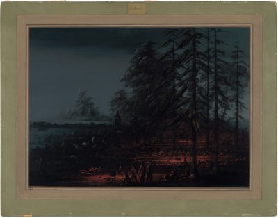 Biwak einer Sioux-Kriegspartei von George Catlin