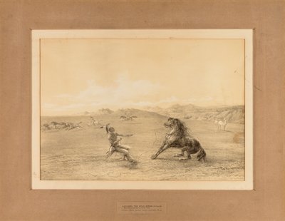 Das wilde Pferd fangen--Nr. 4 von George Catlin