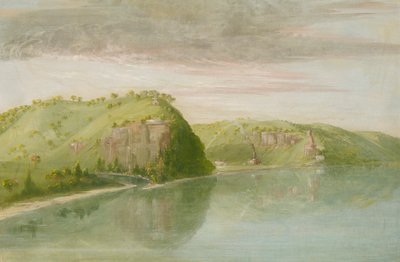 Dubuques Grab, Oberer Mississippi, 1835-1836 von George Catlin