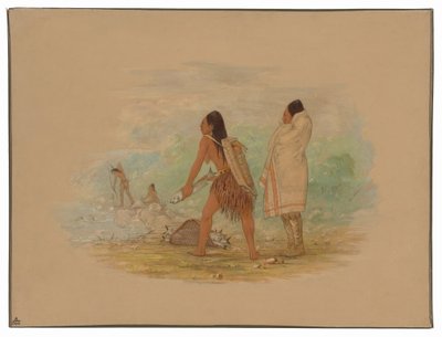 Flachkopf-Indianer von George Catlin