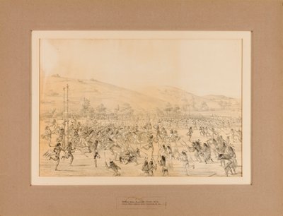 Indianische Ballspieler - Nr. 23 von George Catlin