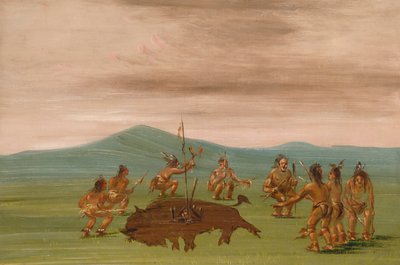 Medizinbüffel der Sioux, 1837-1839 von George Catlin