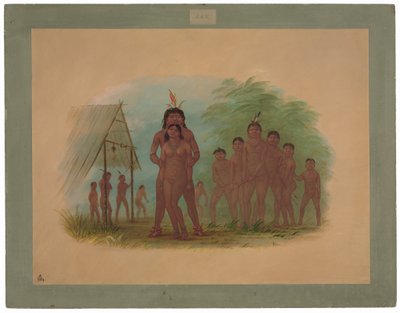 Orejona-Indianer von George Catlin