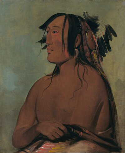 Pa-ris-ka-roó-pa, Zwei Krähen, der Jüngere von George Catlin