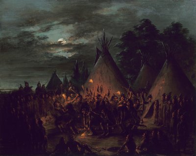 Skalptanz, Sioux von George Catlin