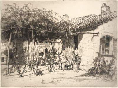 Das Haus der Wäscherin von George Charles Aid