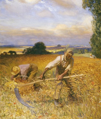 Der alte Schnitter von George Clausen