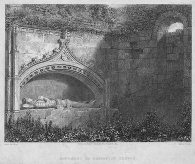Denkmal in der Borthwick-Kirche, 1819 von George Cooke