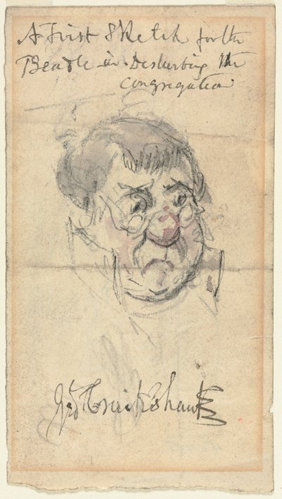 Der Küster von George Cruikshank
