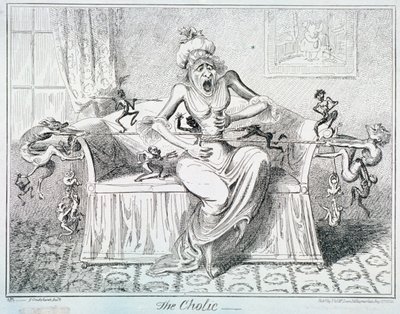 Die Kolik von George Cruikshank