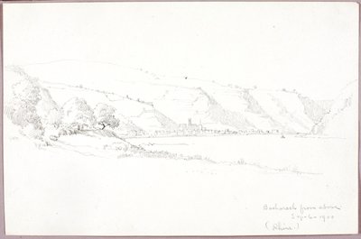 Bacharach von oben (Rhein) von George Elbert Burr