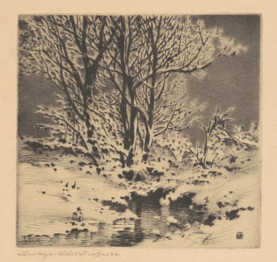 Erster Schnee (Nr. 1) von George Elbert Burr