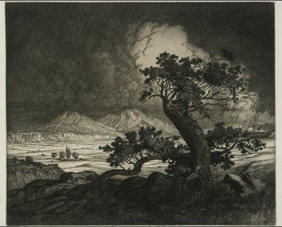 Alte Zedern und Spanische Gipfel von George Elbert Burr