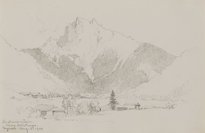 Der Dürrenstein, nahe Alt-Prags, Tirol von George Elbert Burr