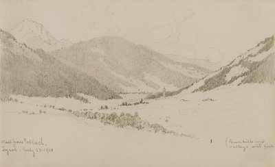 Westlich von Toblach, Tirol von George Elbert Burr