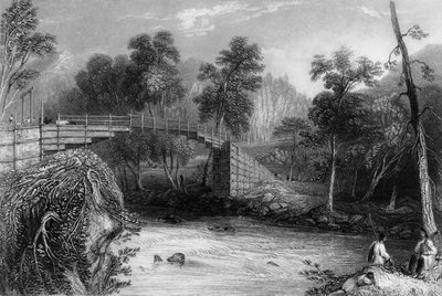 Brücke bei Bhurkote von George Francis White
