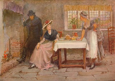 Langham Skizze: Schutz, um 1885 von George Goodwin Kilburne