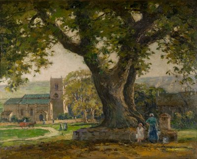 Wensley Village, Yorkshire von George Graham