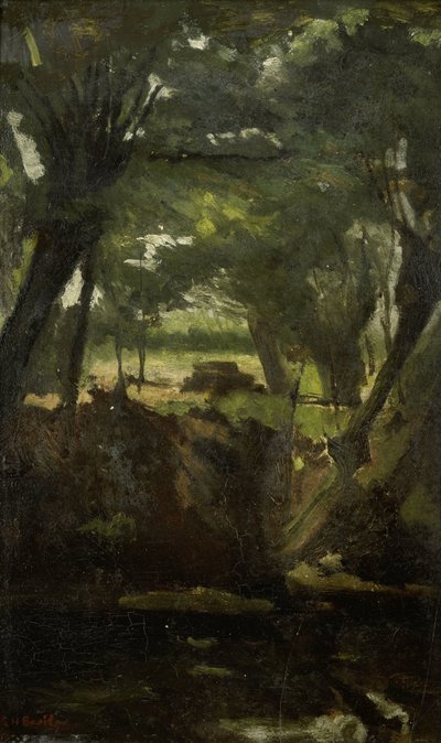 Ansicht im Wald von George Hendrik Breitner