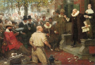 Die Rebellion der Raucher von George Henry Boughton
