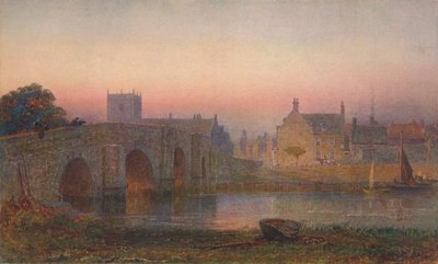 Wareham-Brücke, ca. 1863, 1906 von George Henry Hine