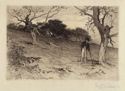Alter Neuengland-Obstgarten von George Henry Smillie