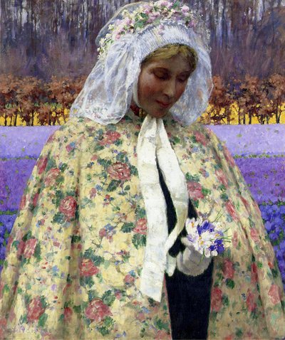 Ostern, eine Braut in Brabant, um 1904 von George Hitchcock