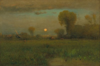 Erntemond, 1891 von George Inness