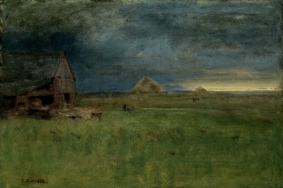 Die einsame Farm, Nantucket von George Inness