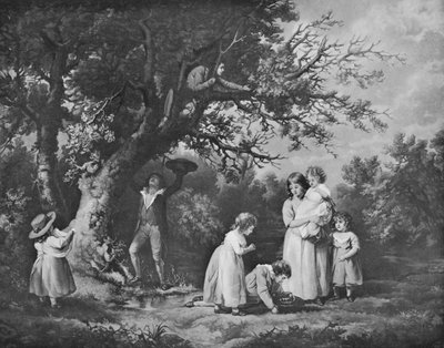 Kinder beim Vogelnestbau, 1789, 1912 von George Morland