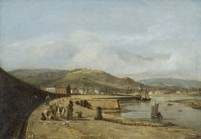 Swansea vom Westpier von George Orleans Delamotte